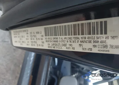 2007 Jeep Wrangler X z USA, uszkodzony, nr VIN 1J4FA24127L134887